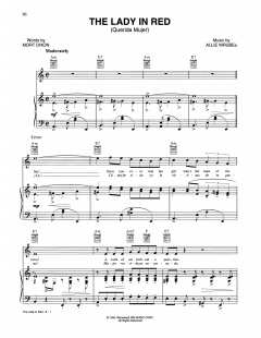 The Lady In Red von Mort Dixon (Download) 