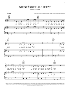 Nie stärker als jetzt von Max Giesinger (Download) 