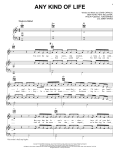 Any Kind Of Life von Lewis Capaldi (Download) 