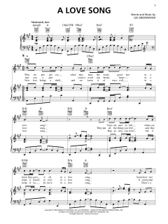 A Love Song von Kenny Rogers (Download) 