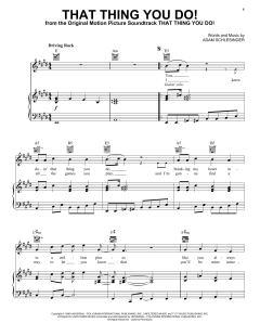 That Thing You Do! von Adam Schlesinger (Download) 