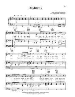 Daybreak von Barry Manilow (Download) 