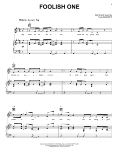 Foolish One (Taylor's Version) (From The Vault) von Taylor Swift (Download) 