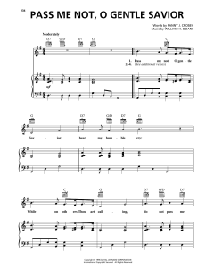 Pass Me Not, O Gentle Savior von Fanny J. Crosby (Download) 