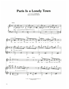 Paris Is A Lonely Town von Judy Garland (Download) 