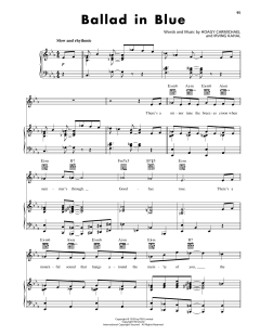 Ballad In Blue von Irving Kahal (Download) 