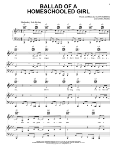 ballad of a homeschooled girl von Olivia Rodrigo (Download) 