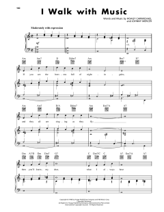 I Walk With Music von Johnny Mercer (Download) 