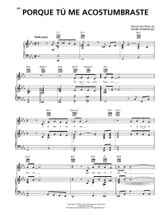 Porque Tu Me Acostumbraste von Andrea Bocelli (Download) 