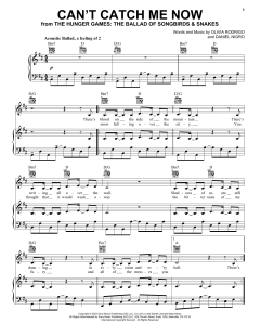 Can't Catch Me Now von Olivia Rodrigo (Download) 