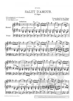 Salut d'Amour op. 12/3 von Edward Elgar 