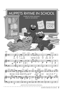 Muppets Rhyme In School von Joe Raposo (Download) 