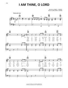I Am Thine, O Lord von Fanny J. Crosby (Download) 