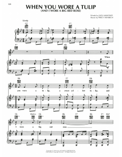 When You Wore A Tulip (And I Wore A Big Red Rose) von Percy Wenrich (Download) 