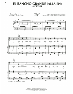 Alla En El Rancho Grande (My Ranch) von Bartley Costello (Download) 