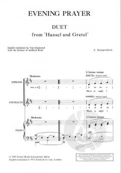 Abendsegen von Engelbert Humperdinck 