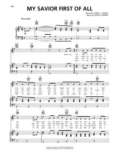 My Savior First Of All von John R. Sweney (Download) 