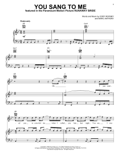 You Sang To Me von Marc Anthony (Download) 