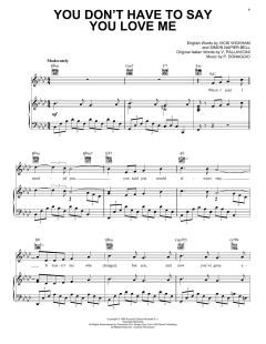 You Don't Have To Say You Love Me von Elvis Presley (Download) 