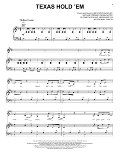 Texas Hold 'Em von Beyoncé (Download) 