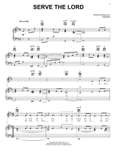 Serve The Lord von Carman (Download) 