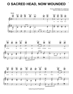 O Sacred Head, Now Wounded von Hans Leo Haßler (Download) 