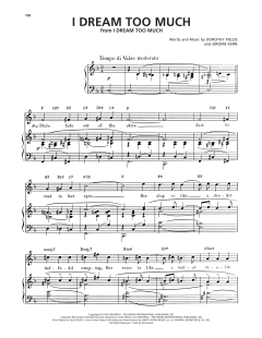 I Dream Too Much von Jerome Kern (Download) 
