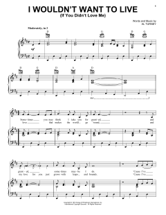 I Wouldn't Want To Live (If You Didn't Love Me) von Don Williams (Download) 