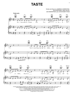 Taste von Sabrina Carpenter (Download) 