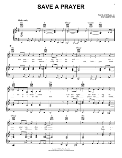 Save A Prayer von Duran Duran (Download) 