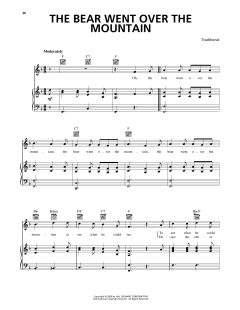 The Bear Went Over The Mountain von Traditional (Download) 