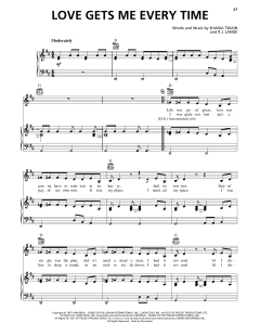 Love Gets Me Every Time von Shania Twain (Download) 