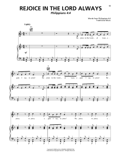 Rejoice In The Lord Always von Traditional (Download) 