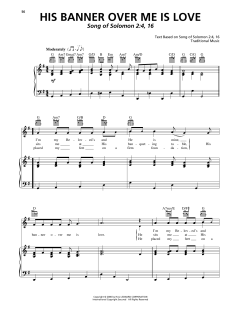 His Banner Over Me Is Love von Traditional (Download) 