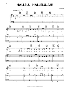 Hallelu, Hallelujah! (Download) 