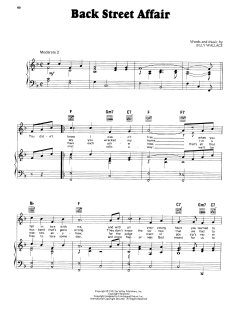 Back Street Affair von Webb Pierce (Download) 