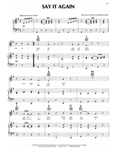 Say It Again von Don Williams (Download) 