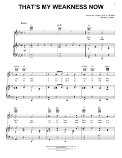 That's My Weakness Now von Bud Green (Download) 