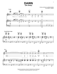 Dawn (Go Away) von Bob Gaudio (Download) 