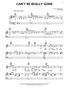 Can't Be Really Gone von Tim McGraw (Download) 