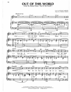 Out Of This World von Harold Arlen (Download) 