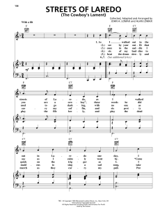 Streets Of Laredo (The Cowboy's Lament) von Alan Lomax (Download) 