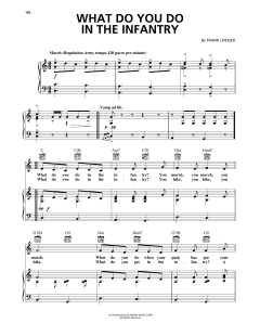 What Do You Do In The Infantry von Frank Loesser (Download) 