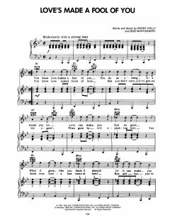 Love's Made A Fool Of You von Buddy Holly (Download) 