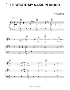 He Wrote My Name In Blood von Jimmie Davis (Download) 