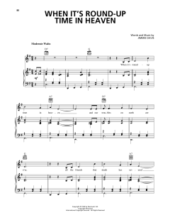 When It's Round-Up Time In Heaven von Jimmie Davis (Download) 