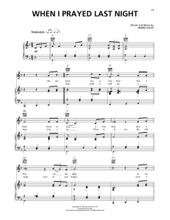 When I Prayed Last Night von Jimmie Davis (Download) 