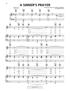 A Sinner's Prayer von Jimmie Davis (Download) 