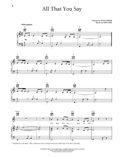 All That You Say von Steve Green (Download) 