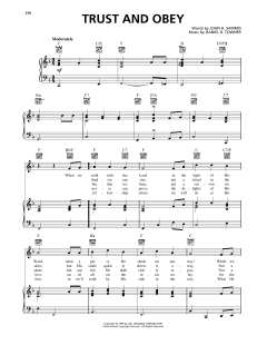 Trust And Obey von Daniel B. Towner (Download) 